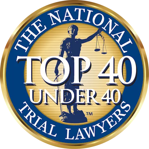 The National Top 40 Under 40 Trial Lawyers Badge